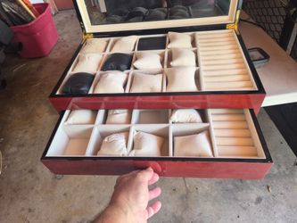 Watch & Jewelry 24 plus Rings Display Box with Drawer