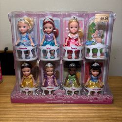 Disney Petite Princess Toddler Doll Gift Set Collection Ariel Cinderella New