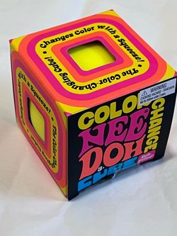Color Change Nee Doh Cube Stress Toy