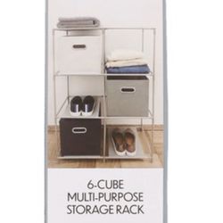 6 Cube Storage Rack 