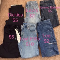 Jeans, Shorts, Sweats