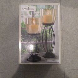 Candle Pillar Holders Brand New In Box