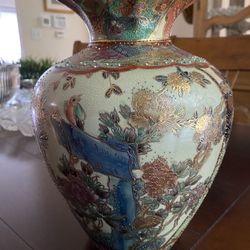 Decorative  Vase 11” tall x 9” wide