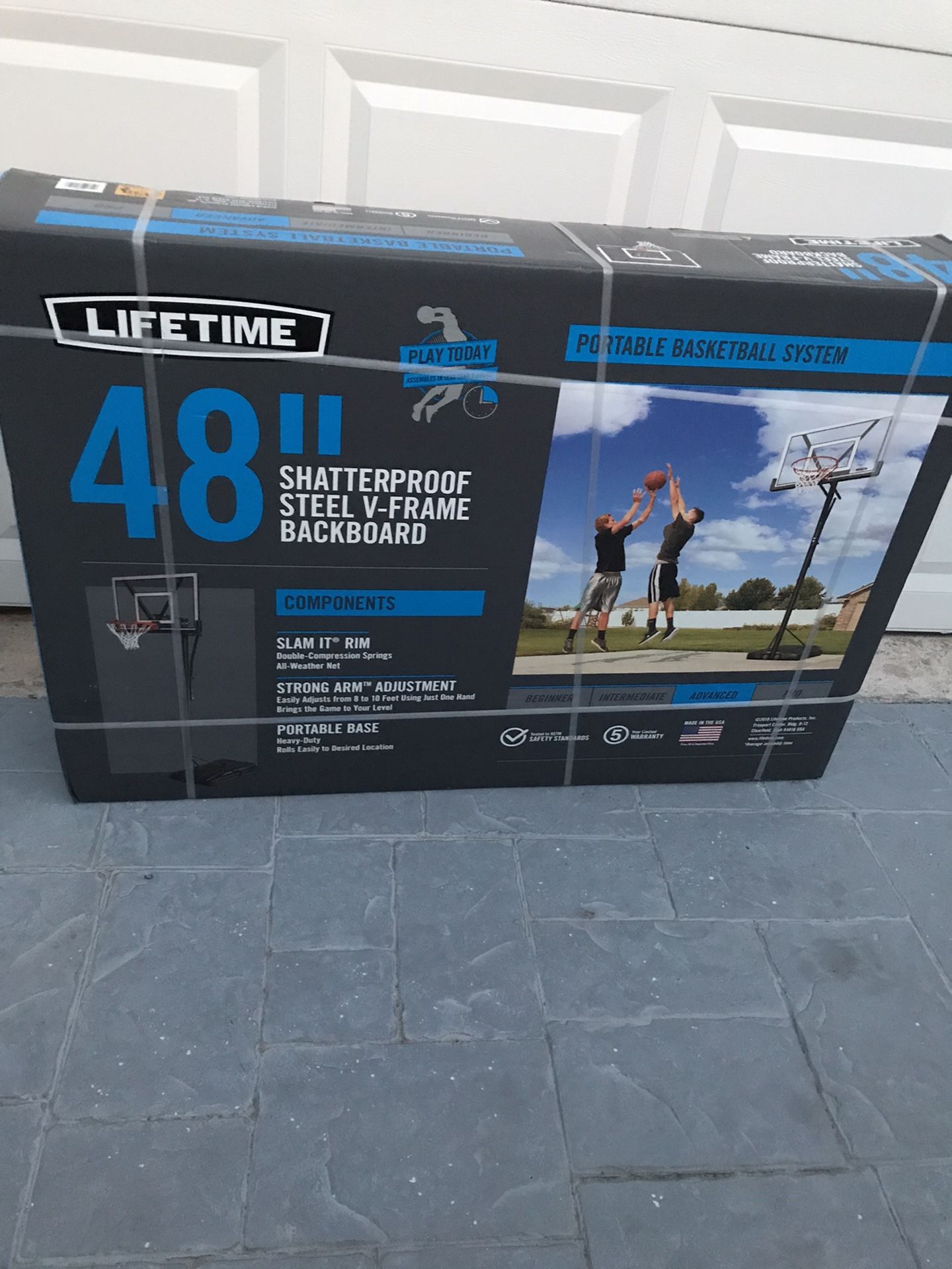New basketball hoop new in box new never open want last long