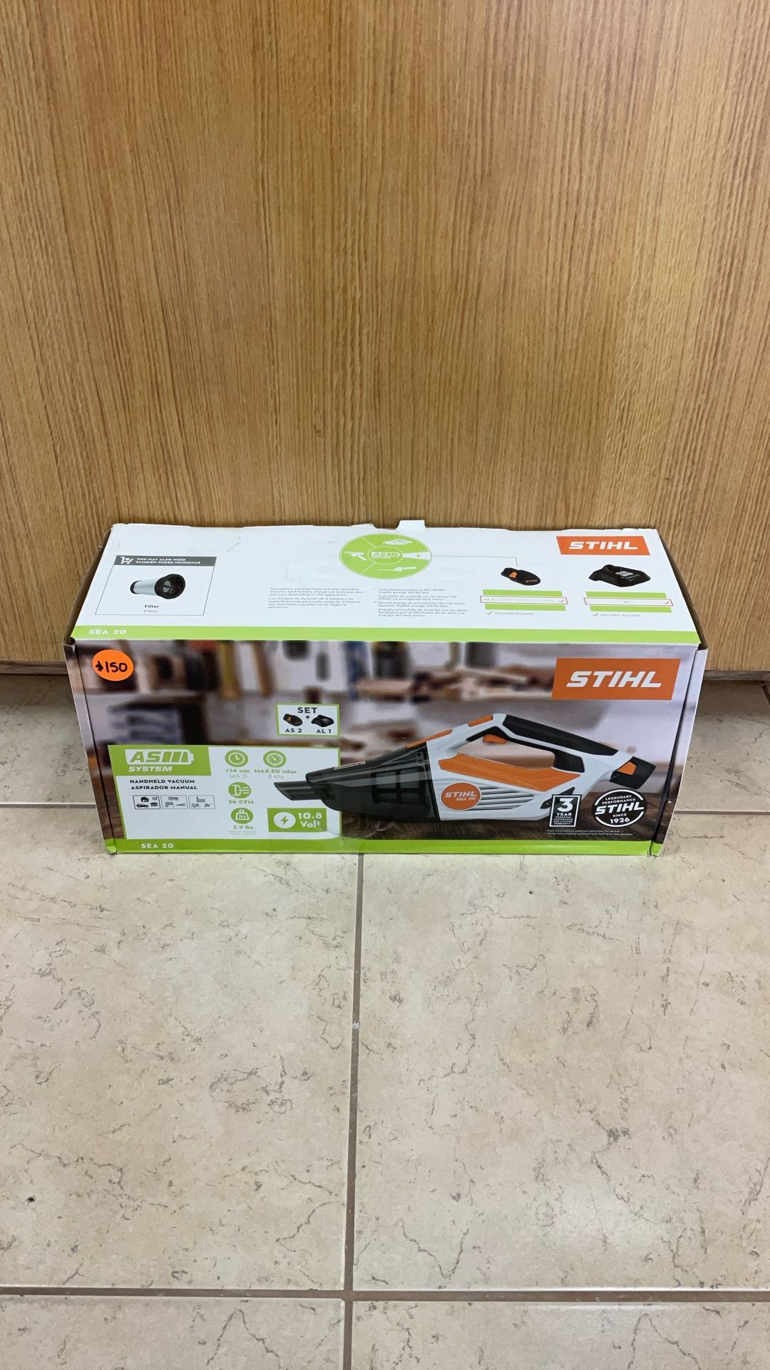 STIHL SEA 20 HANDHELD VACUUM.