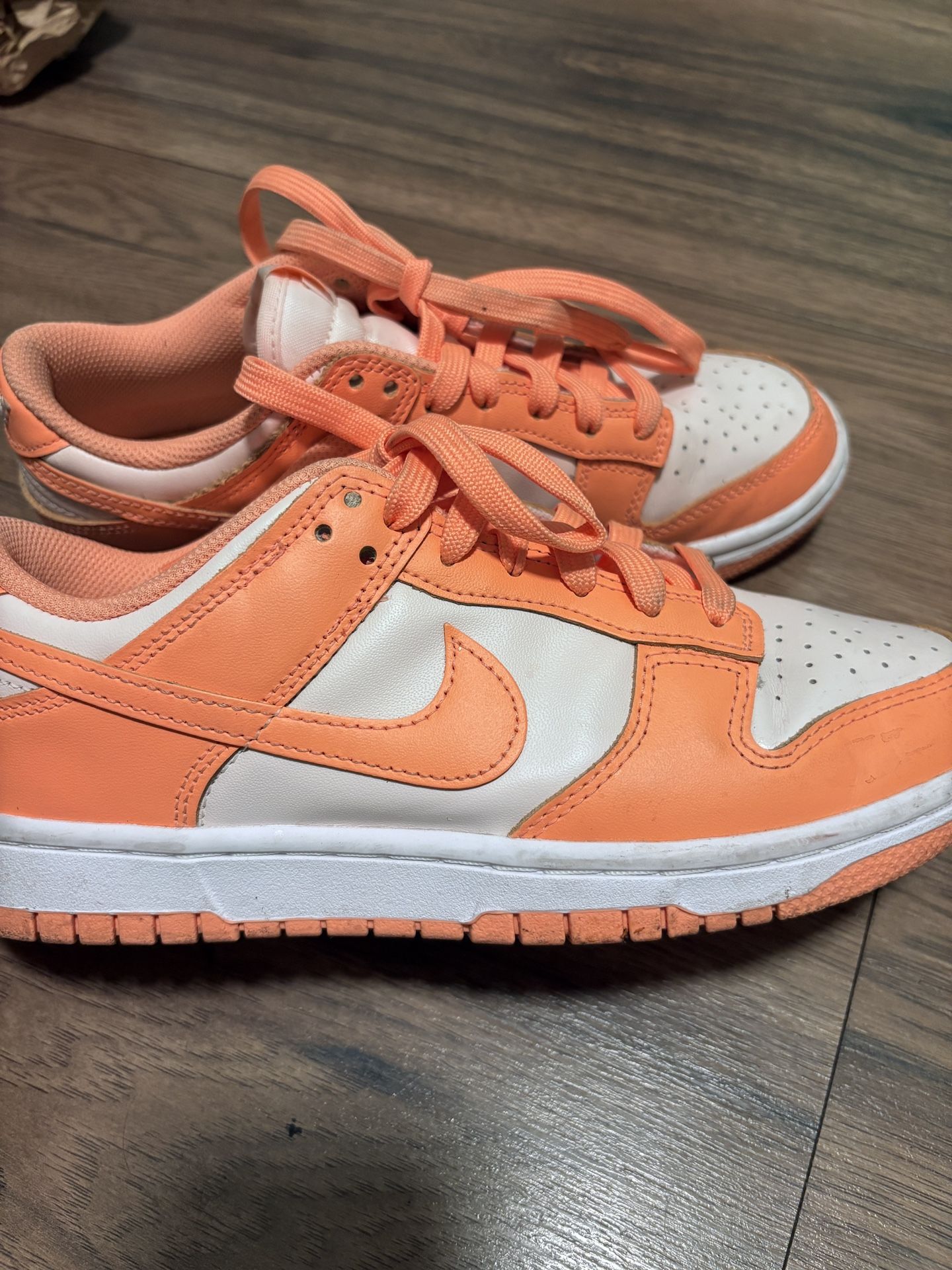 Peach Cream Nike Dunks