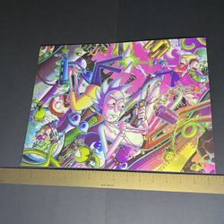 Rick & Morty 3D Lenticular Anime Poster