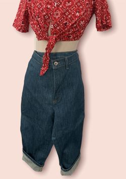 1970s Carrera Casual Denim Capris Jeans 5/6