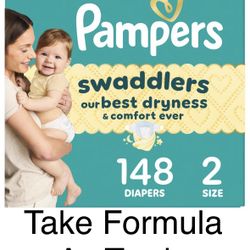 Pampers Swaddlers Size 2- Pañales- Diapers 