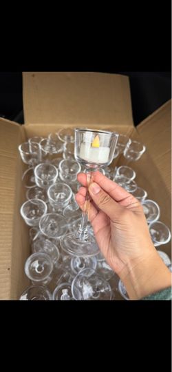 Candle holder + tea lights