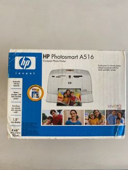 HP Photosmart A516 Compact 4×6 Photo Printer – $20 OBO