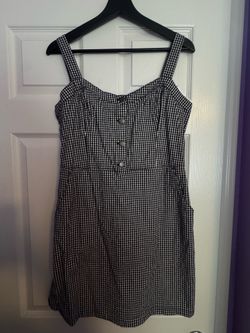 Hollister Dress, Black and White Pattern, Large
