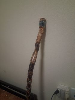 Custom hand made walking stick