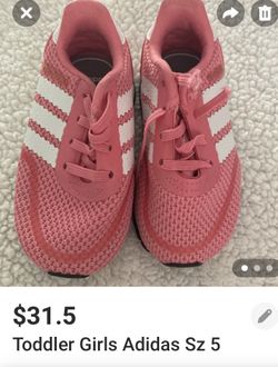 Adidas Sz 5 Toddler Sneakers