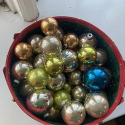 Vintage Glass Christmas Ornaments 