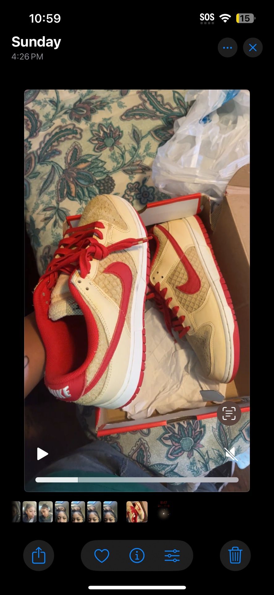 Strawberry Waffle Nike Dunks