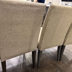 Crate And Barrel Miles Dining Chairs