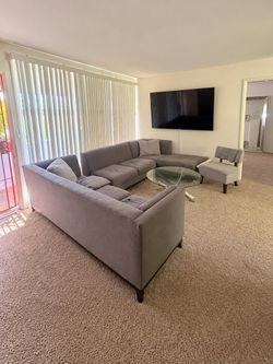 Gray sofa