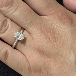 Lab Grown 1 Carat Diamond Ring 14k