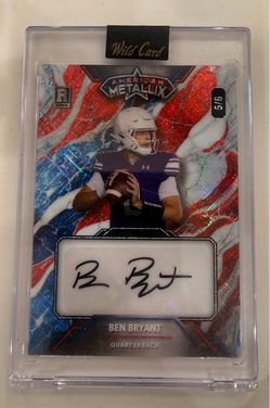 2023 Wild Card American Metallix #WMG-BBA Ben Bryant Rookie RC Auto 5/6