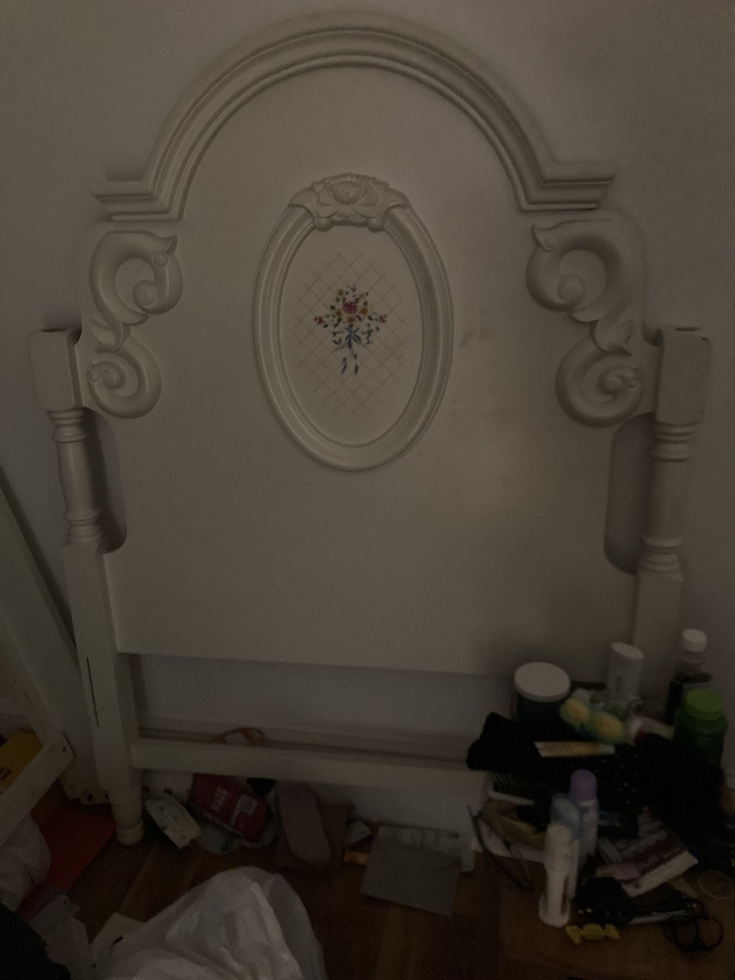 Princess Twin Póster Bed Off White In Color