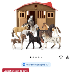 Horsetoy play set