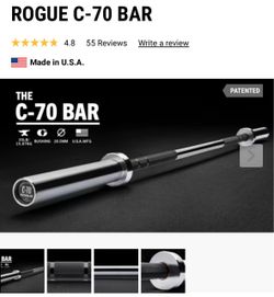 Rogue C-70 Olympic Barbell 35lb