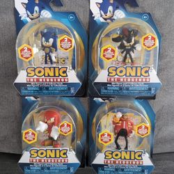 A Lot of Sonic The Hedgehog Mini Figures (New)