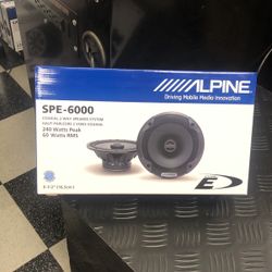 Alpine SPE 6000 6.5 “ Speakers 🔊 On Sale