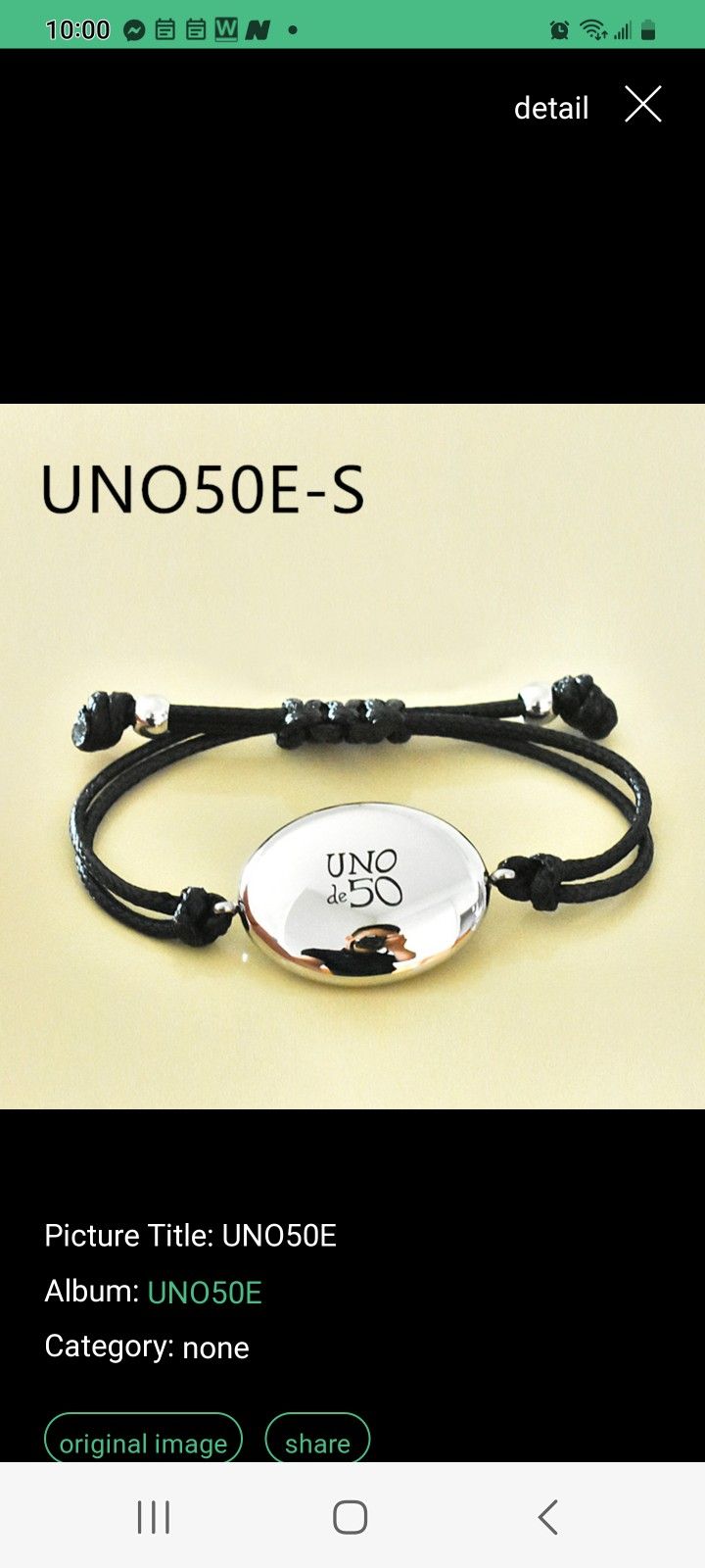 Uno De 50 Adjustable Bracelet