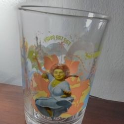 2007 - Collectible  Mcdonald's Fiona - Shrek Movie Glass 16 oz