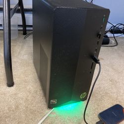 HP Pavilion Gaming Desktop 32gig Ram, GTC 1650 Super GPU, Plus Free 27” Curved Monitor, And Free 1tb External SSD