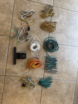 Two Sets of Trailer Wiring – Clean, Good Lengths + Bracket