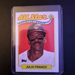 Julio Franco All Star American League Topps 1988 # 398