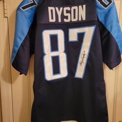 Kevin Dyson Autographed # 87 Jersey, JSA Certified 