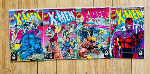 MARVEL COMICS —“X-MEN #1” 1991 Relaunch (Four Connecting Covers)