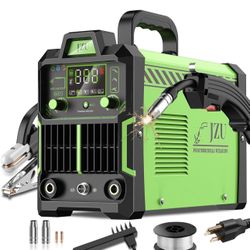 145A Mig Welder,110V Flux Core Wire Feed/Stick/Lift Tig 3 in 1 Welding Machine,Galess Welder Machine