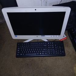 Hp Desktop All In One Computer W Keyboard And Mouse/ Windows 10