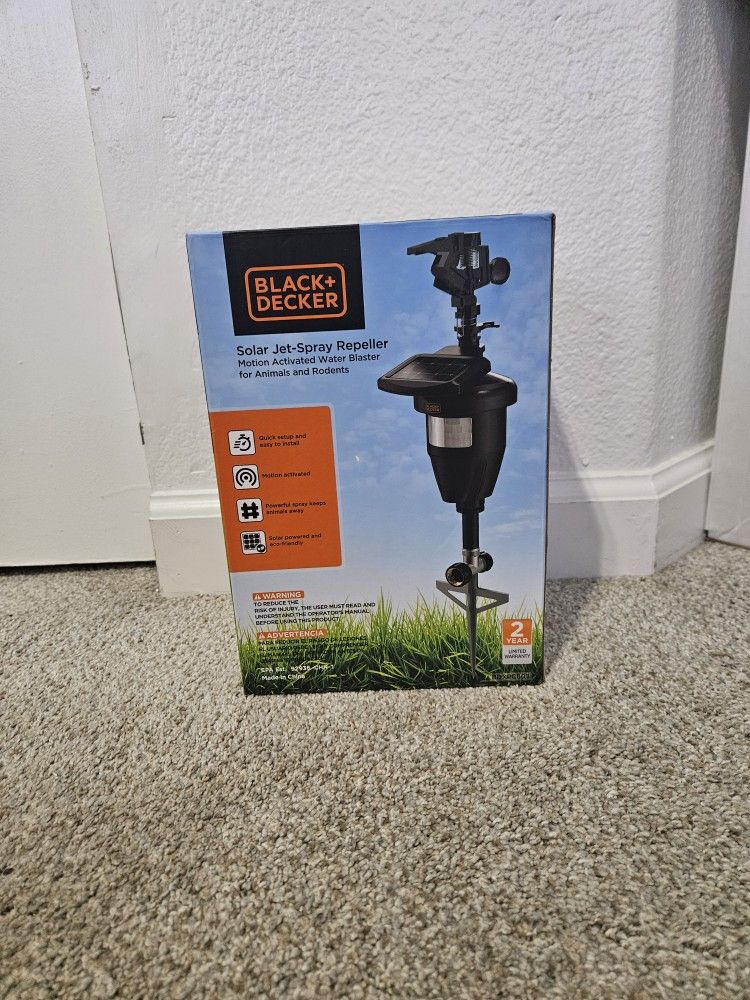 Black+decker Cat Repellent Outdoor Water Blaster Jet Spray