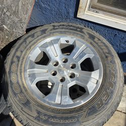 18 inch Chevrolet wheels.