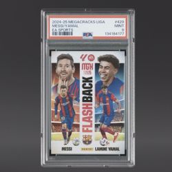 2024 Panini Megacracks Mgk Laliga EA Sports #429 Lamine Yamal/ Lionel Messi