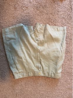 Nordstrom slim fit shorts 34R green