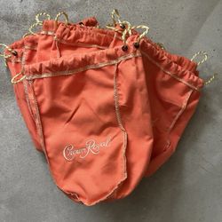 Crown Royal Peach Canadian Whiskey Whisky Bags/sacks (13 Qty)