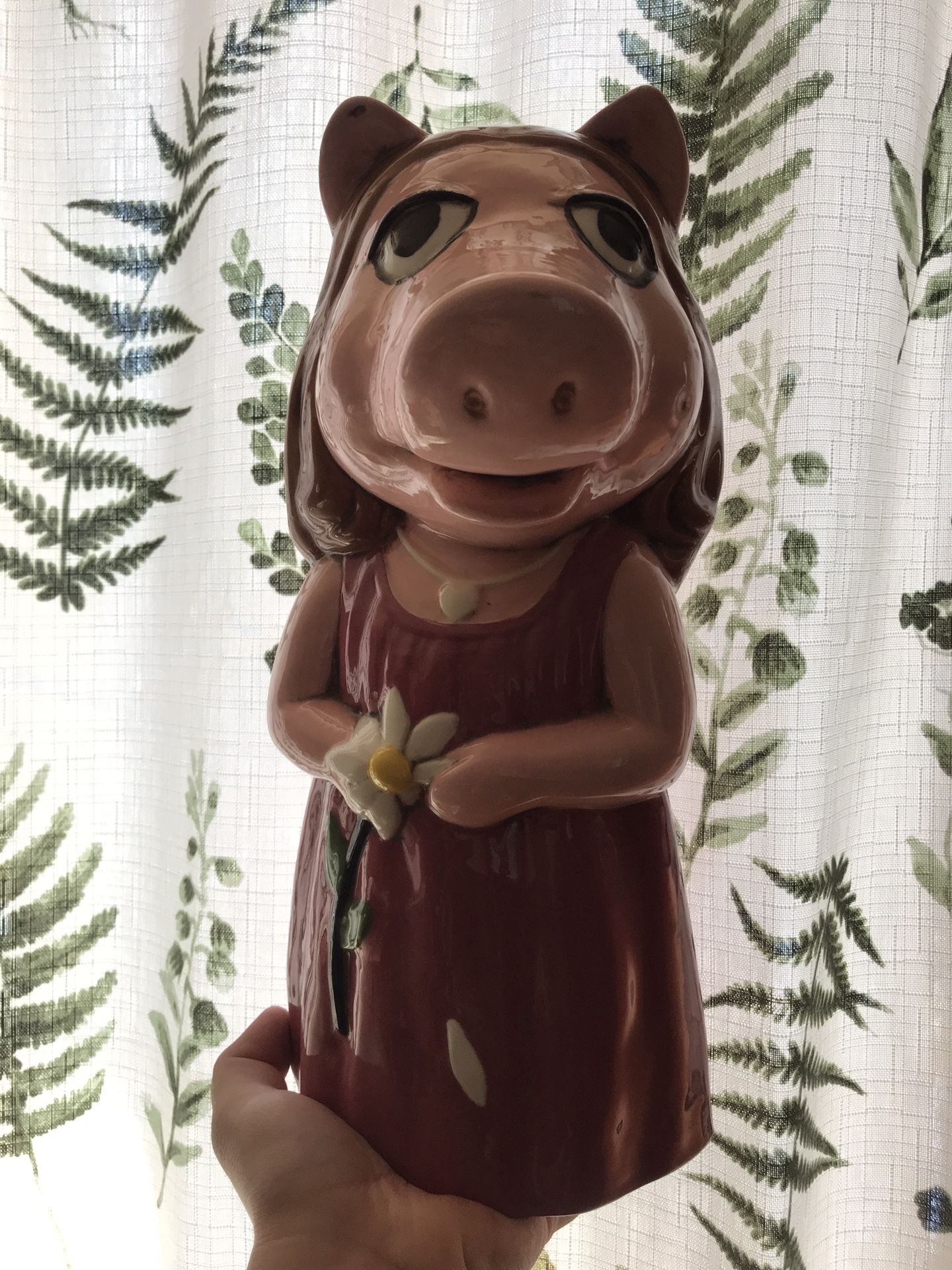 Vintage Miss Piggy Statue About 14“
