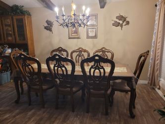 Dinning table 8 chairs