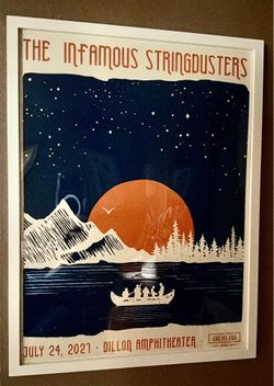 The Infamous Stringdusters, Dillon Amphitheater 2021, Frames Poster