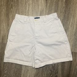 Womens Cream Dockers Shorts - S