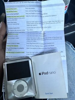 iPad nano third generation 4 gig