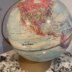 Vintage World Nation Globe