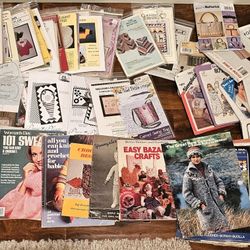 Large Lot of Sewing Patterns, Stitch, Quilt, Books, Catalogs
